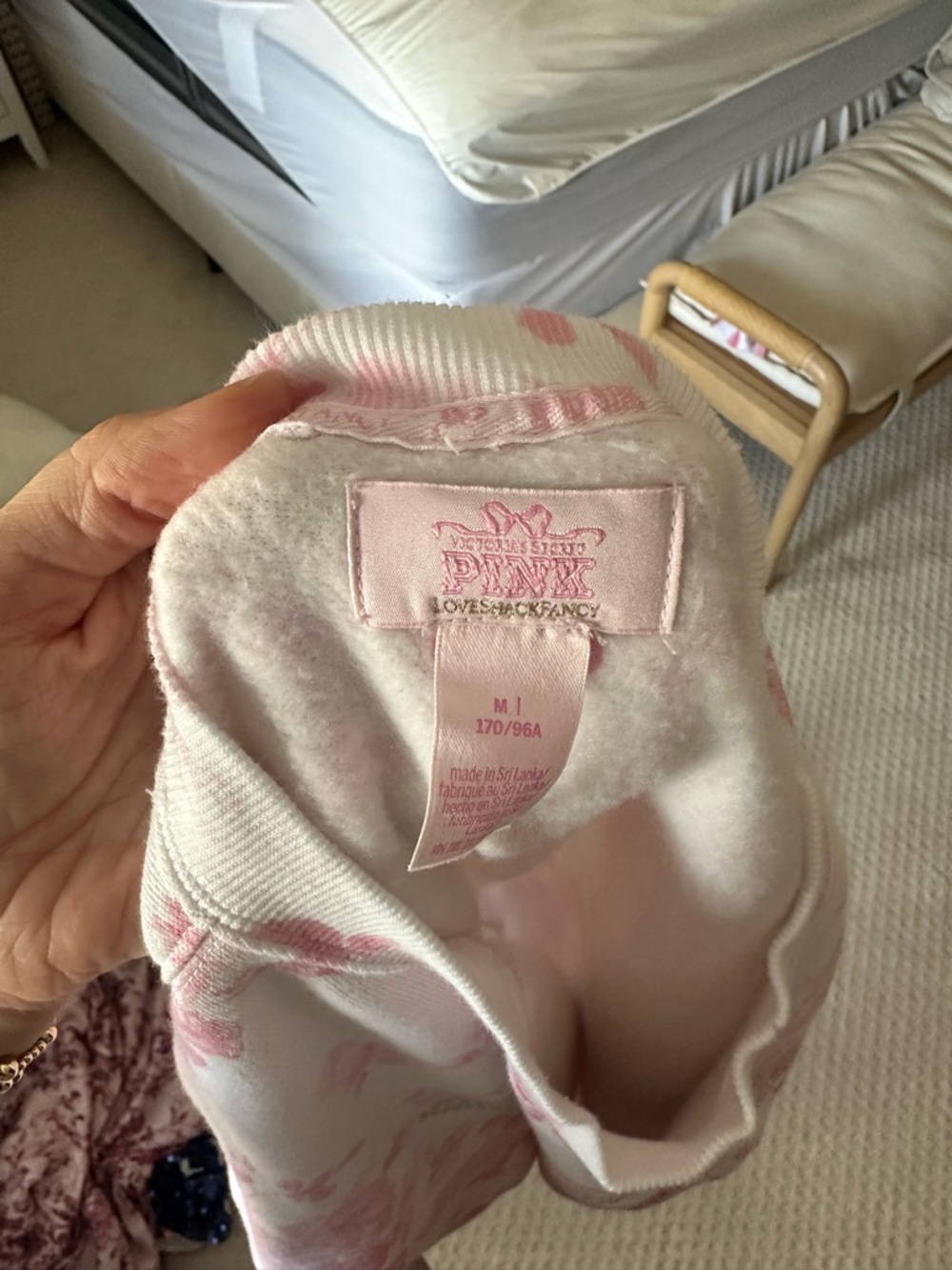 Victoria’s Secret love shack fancy floral sweatshirt - Picture 3 of 3